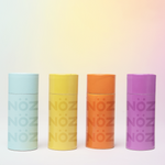 Load image into Gallery viewer, All four shades of Noz reef safe, cruelty-free and vegan SPF 30 sunscreen sticks.
